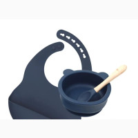 Silicone Bib Bowl Set