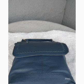 Leather Backpack With Front Flap - Brand New