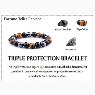 Fortified 3in1 Bracelet - Goodluck, Protection, Wealth