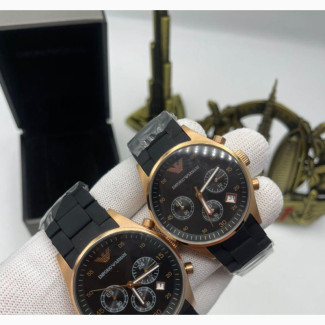 High Quality EMPORIO ARMANI Rubber Strap Watch for Men