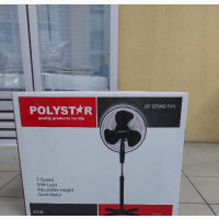 Polystar Stand Fan 16inches Black