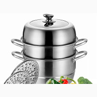 3 Tier Food Steamer Pot - 30cm