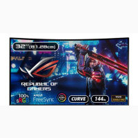 ASUS ROG 32” 1440P Curved Gaming Monitor 144hz, Freesync Hdmi