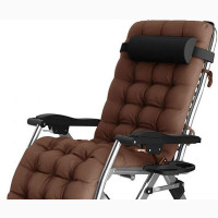 Brown Reclining Foldable Chair - Brand New