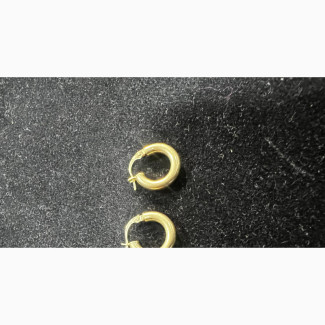 ITALY 750 Tested 18karat Gold Round Earring