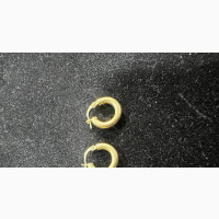 ITALY 750 Tested 18karat Gold Round Earring