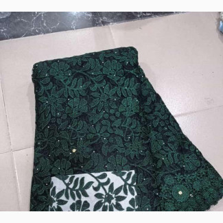 Cord Lace Green and Blue