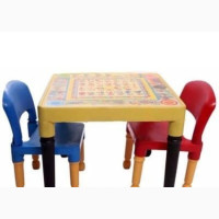 Detachable Kids Table for Reading and Dining With 2chairs