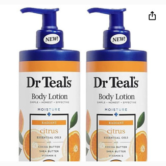Dr Teals Radiance With Citrus and Essential Oils Body Lotion