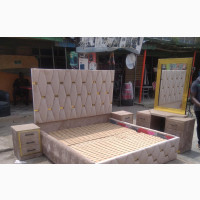 Complete Set of 6 by 6 Unphostered / Padded Bed Frame