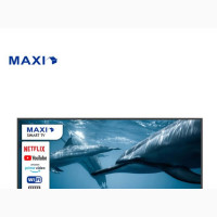 Maxi 43” Smart Frameless TV+Netflix, Youtube APP 2023 Model