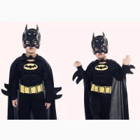 Children Vire Muscle Bat Man Costumes Masks