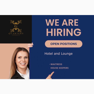 Waitress and House Keeper