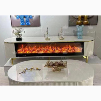 Luxury Fireworks TV Stand With Center Table