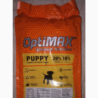 Optimax Puppy Dry Dog Food 10kg Bag