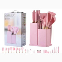 Cooking Spoons - 19pcs Silicone Kitchen Utensils