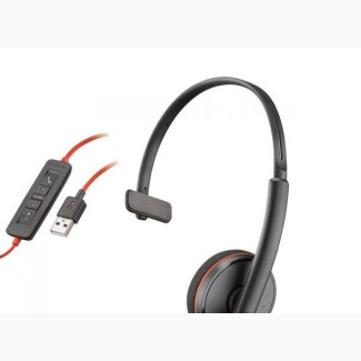 Poly Plantronics Blackwire 3210 Mono Office Headset, USB-A