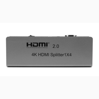 HDMI 2.0 Splitter 4 Port 1x4 Duplicator Hub 3D at 60hz