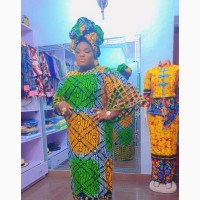 Stylish Woven Ankara Gown for All Occasions