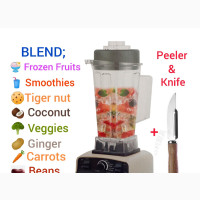 Commercial Heavy Duty Ice Crusher Smoothie Blender + Gift