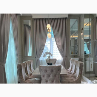 8 Seaters Marble Dining Table and Chairs by Home Interiors