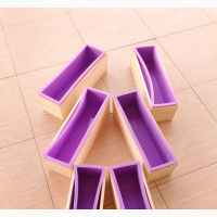 Rectangular Wooden With Silicon Soap Molds