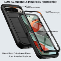 Rugged defender case for google pixel 9 pro