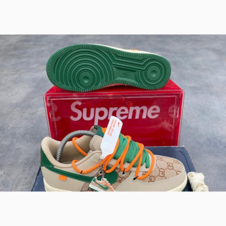 Nike Af1 X Gucci Gg. “Double Lace Trap
