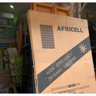 500watts Africell Mono Brand New Solar Panel