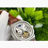 Men#039;s Engine Leather Wristwatch - Brand New