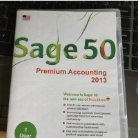 Sage 50 Accounting Software 2013 1user Permanent L