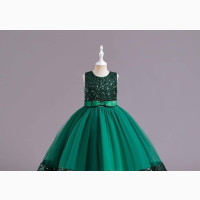 Sequin Green Ball Dress