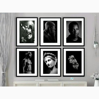 Celebrate Pictures Painting Wall Art B/W
