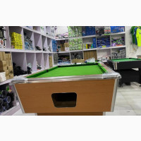 Marble With Coin Operated Snooker Board