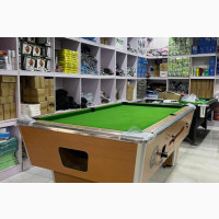 Marble With Coin Operated Snooker Board