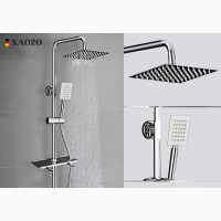 Chrome Kettle Mouth Stainless Shower (76543)