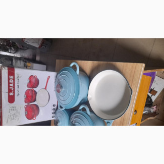 S. Jade Cast Iron Set