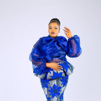 Exquisite Iro and Buba and Elegant Orgnaza Top and Ankara Skirt