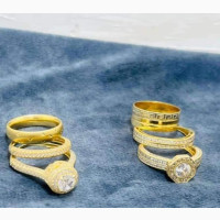 Pure Gold 750 Italy 18karat Wedding Ring