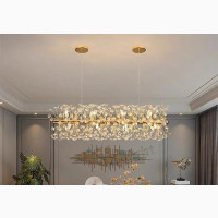 Luxury Sun Flower Crystal Chandelier