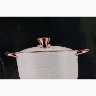 Tower Linear Rose 24cm Non-Stick Casserole