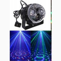 Mini LED Crystal Magic Ball Light Effect Light Disco DJ