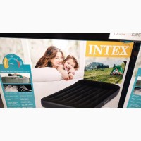 Intex Twin Air Bed With Manual Pump - Brand New