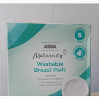 ASDA Maternity Washable Breast Pads 6 Piece