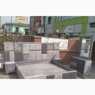 Quality 6by6 Set of Upholstery Padded Bed