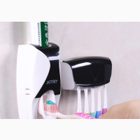 Tooth Paste Dispenser With Tooth Brush Holder