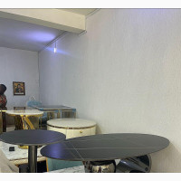 Marble Center Table and Side Stools
