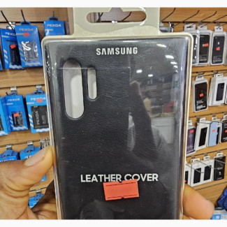 SAMSUNG Original Galaxy Note 10+ Leather Cover Case - Black