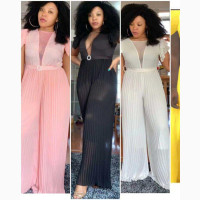 Stylish Pleated Parazzo Jumpsuit for Ladies