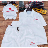 Luxury Balenciaga Collar Up and Down Short